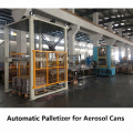 Automatic magnetic palletizer machine for aerosol cans making